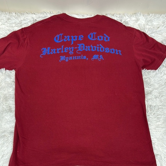 Harley-Davidson Red Short Sleeve Tee - Picture 7 of 8